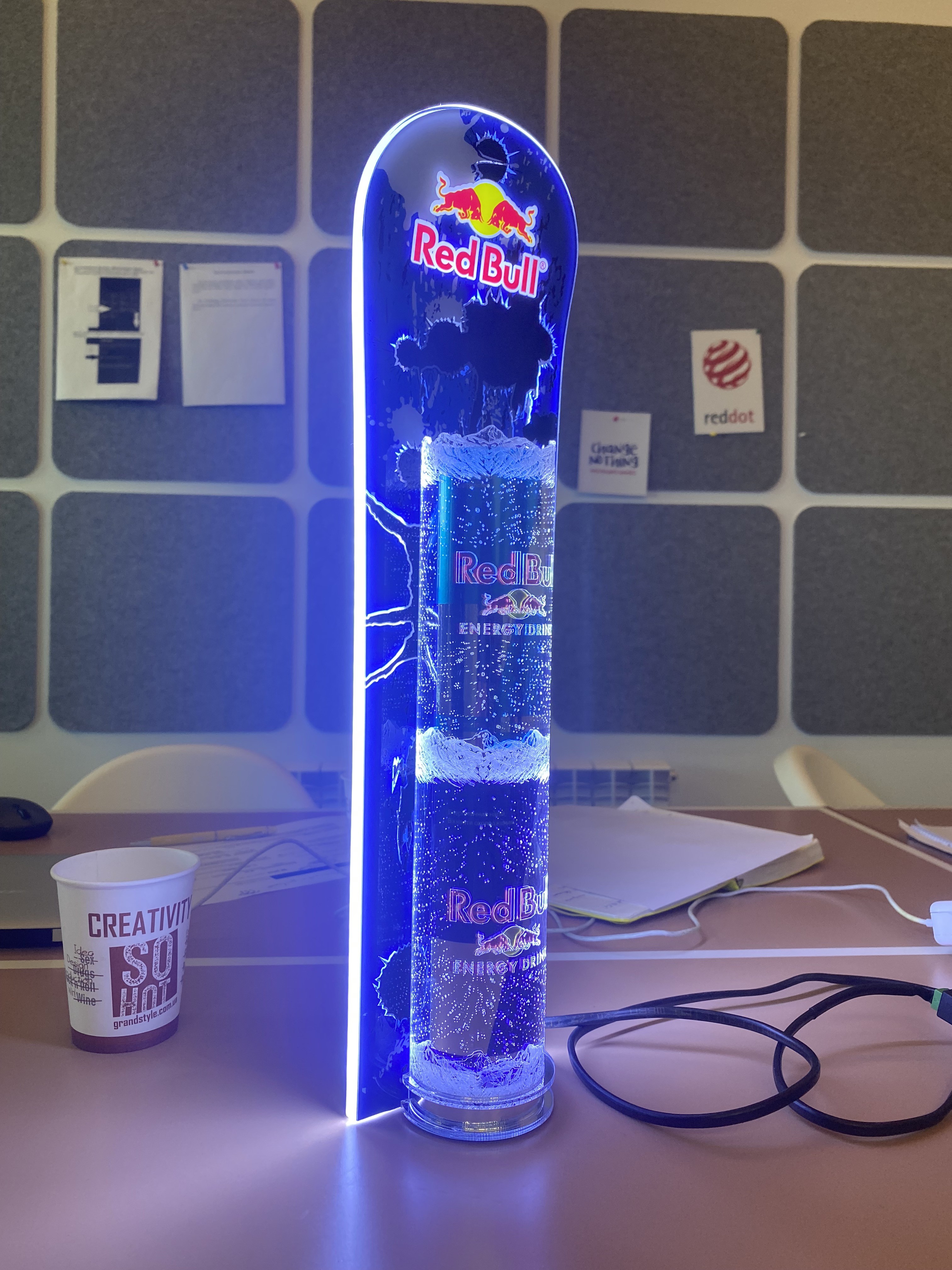 RedBull Cylinder display 2